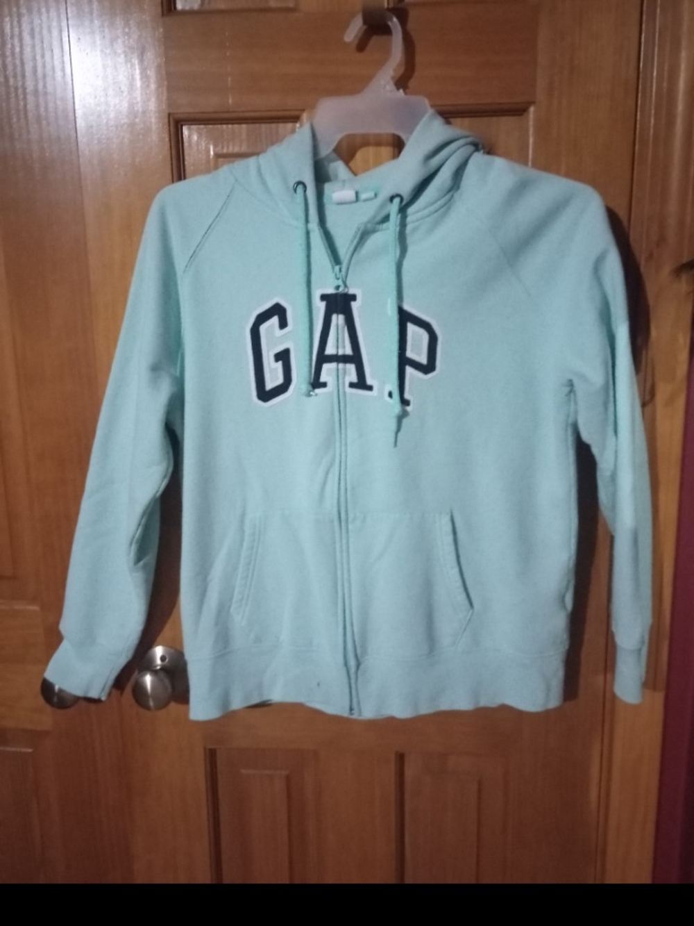 GAP  Mint Green Full-Zip Hoodie Jacket